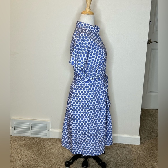 Talbots Petite Dress Shirt Dress with tie Women's 6P - Picture 3 of 9